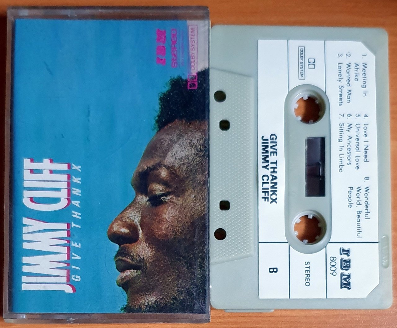 JIMMY CLIFF - GIVE THANKX - KASET IBM MADE IN SAUDI ARABIA 2.EL