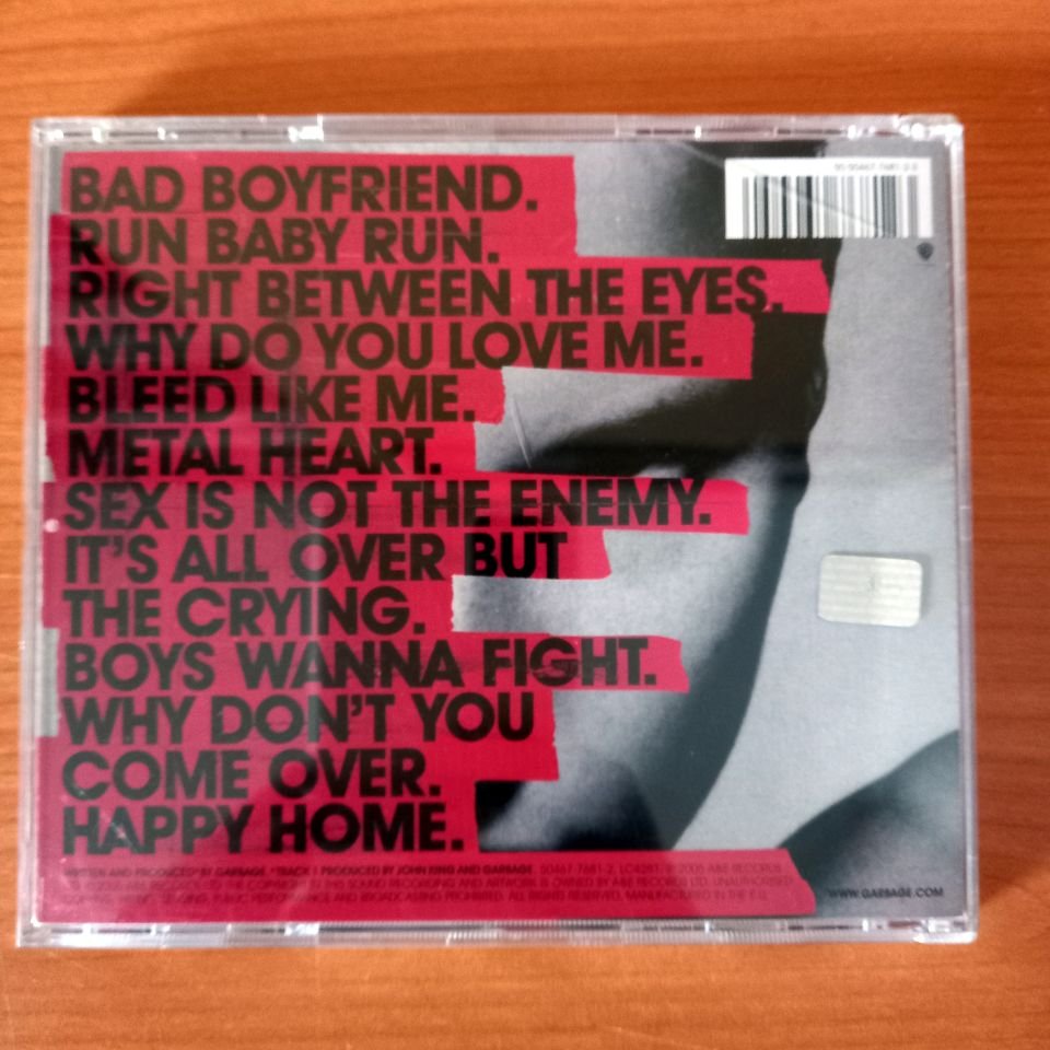 GARBAGE – BLEED LIKE ME (2005) - CD 2.EL