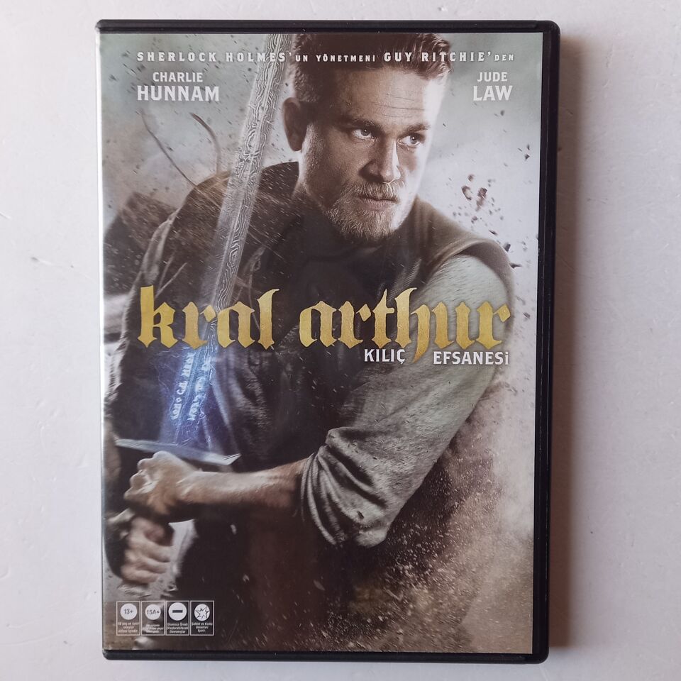 KRAL ARTHUR: KILIÇ EFSANESİ / KING ARTHUR: LEGEND OF THE SWORD - CHARLIE HUNNAM, JUDE LAW - DVD 2.EL