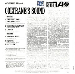 JOHN COLTRANE - COLTRANE'S SOUND (1964) - LP 180GR 2010 EDITION SIFIR PLAK