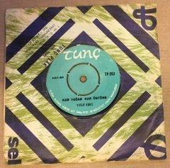 YUSUF KIRICI - KAR YAĞAR KAR ÜSTÜNE / KÖYLÜ KIZLARI TUNÇ PLAK 7'' 45 DEVİR