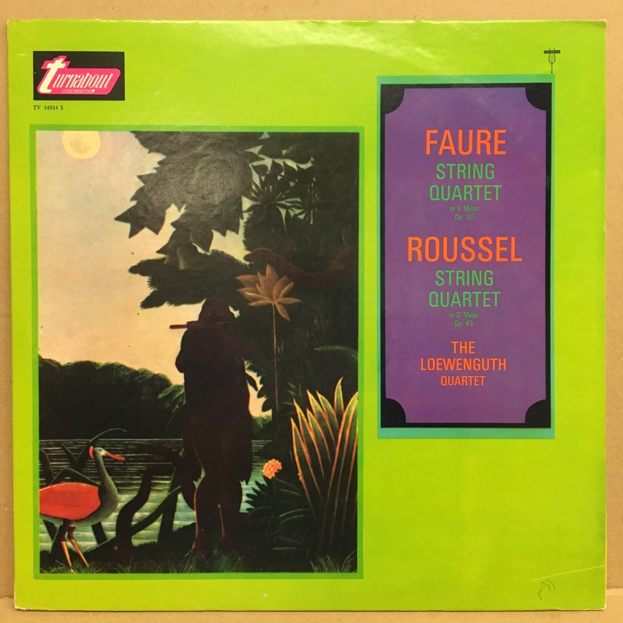 FAURE / ROUSSEL STRING QUARTET THE LOEWENGUTH QUARTET 2.EL PLAK