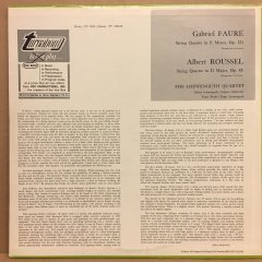 FAURE / ROUSSEL STRING QUARTET THE LOEWENGUTH QUARTET 2.EL PLAK