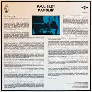 PAUL BLEY – RAMBLIN' (1969) - LP 2025 REISSUE 180GR VINYL SIFIR PLAK