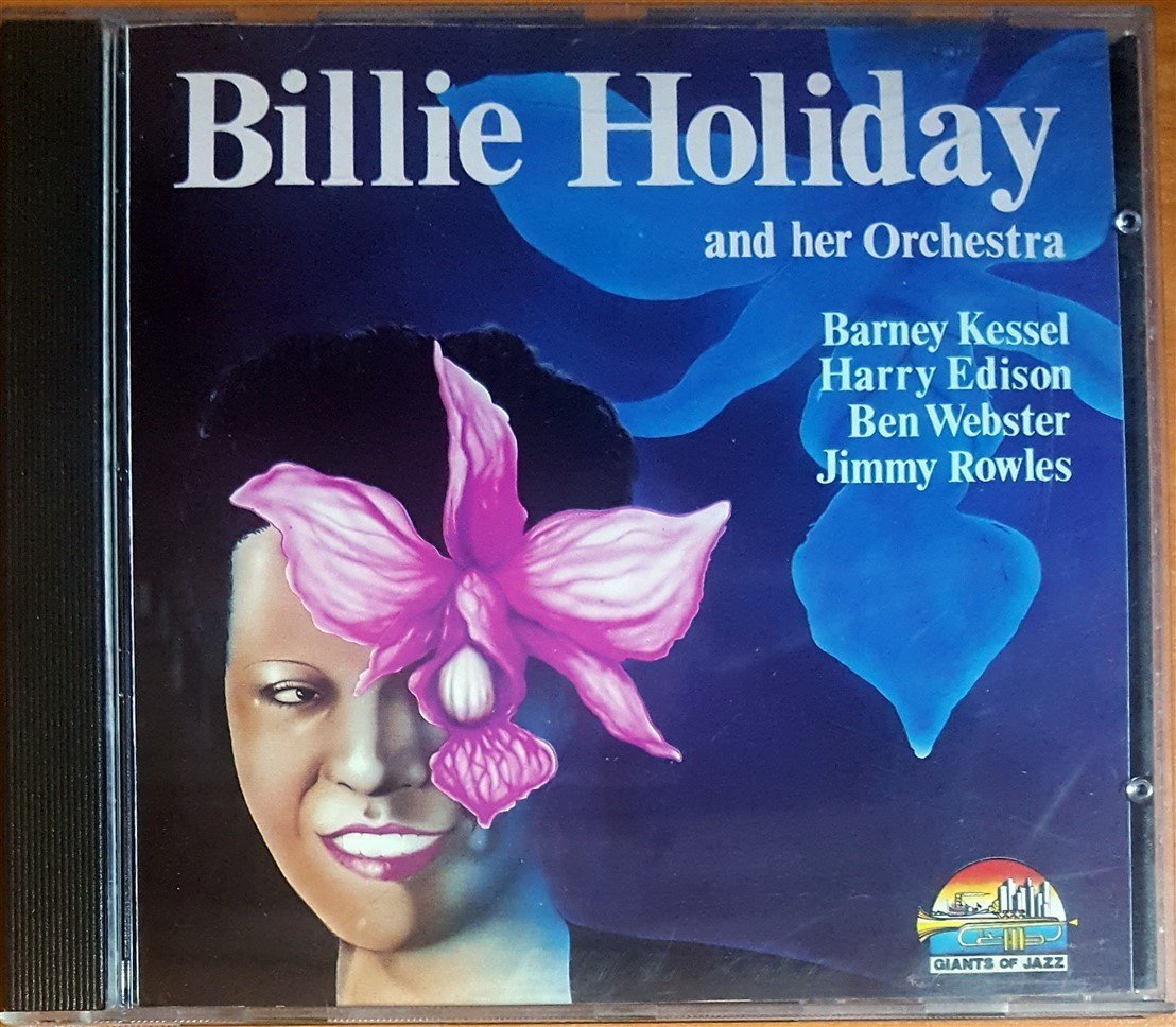 BILLIE HOLIDAY AND HER ORCHESTRA / BARNEY KESSEL, HARRY EDISON, BEN WEBSTER, JIMMY ROWLES (1990) GIANTS OF JAZZ CD 2.EL