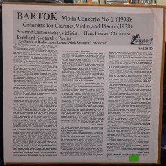 BARTÓK: VIOLIN CONCERTO NO.2, SUSANNE LAUTENBACHER, ALOIS SPRINGER (1972) - PLAK 2.EL