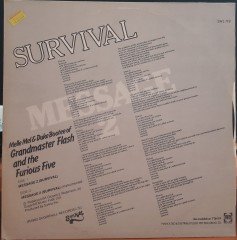 MELLE MEL & DUKE BOOTEE OF GRANDMASTER FLASH AND THE FURIOUS FIVE - MESSAGE 2 (SURVIVAL) (1982) - 12'' MAXI SINGLE PLAK 2.EL