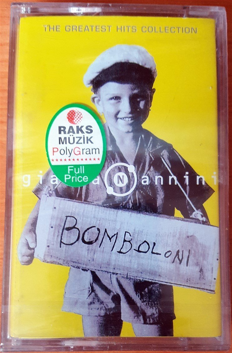 GIANNA NANNINI - BOMBOLONI GREATEST HITS (1996) RAKS CASSETTE MADE IN TURKEY ''NEW''
