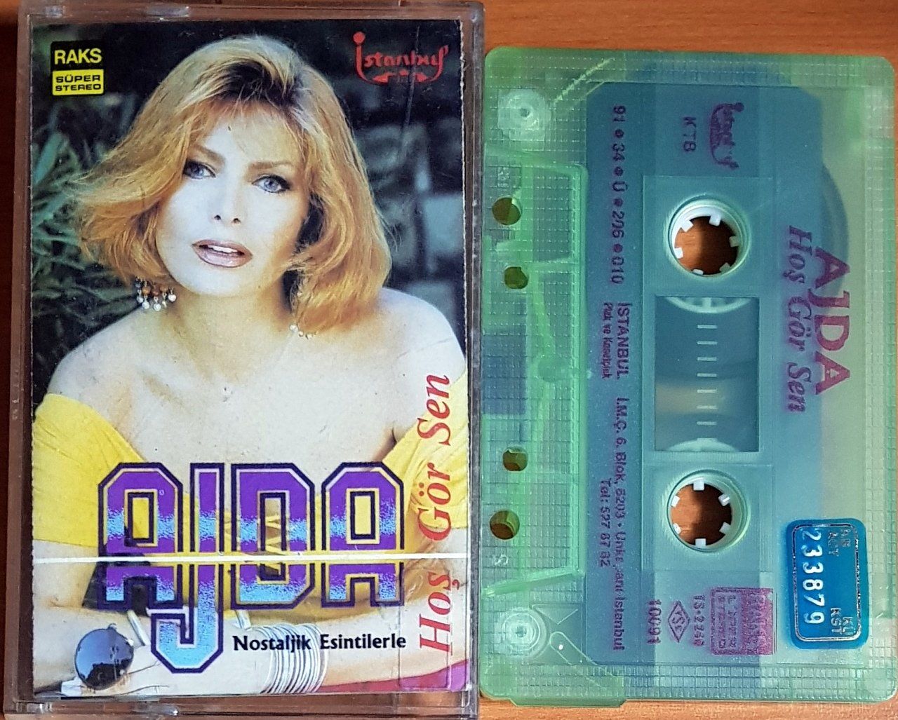 AJDA PEKKAN - HOŞ GÖR SEN (1991) İSTANBUL PLAK KASET 2.EL