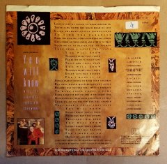 STEVIE WONDER - YOU WILL KNOW / Interview (1987) - 7'' 45 DEVİR PROMO SINGLE PLAK