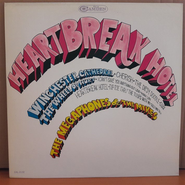 MEGAPHONES AND THE MIKES - HEARTBREAK HOTEL (1967) - LP 2.EL PLAK