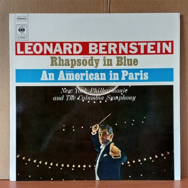 GERSHWIN: RHAPSODY IN BLUE / AN AMERICAN IN PARIS / LEONARD BERNSTEIN, NEW YORK PHILHARMONIC AND THE COLUMBIA SYMPHONY - LP 2. EL PLAK