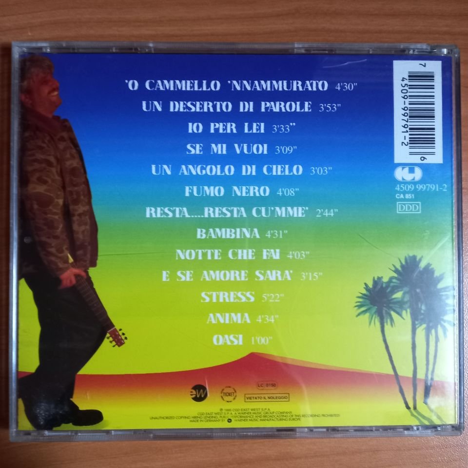 PINO DANIELE – NON CALPESTARE I FIORI NEL DESERTO (1995) - CD 2.EL