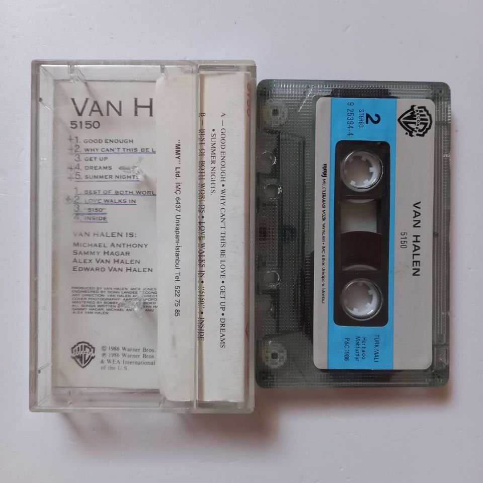 VAN HALEN - 5150 - KASET 2.EL