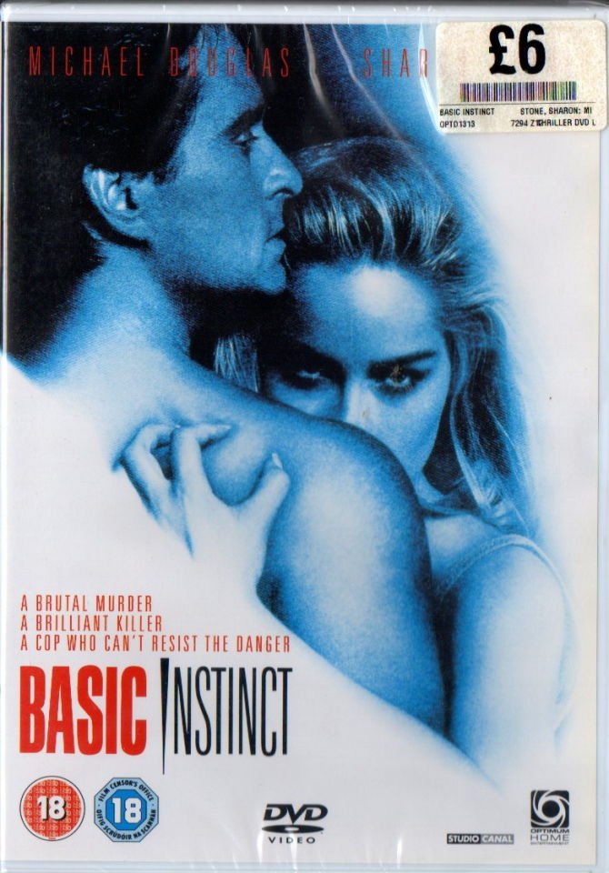 BASIC INSTINCT - PAUL VERHOEVEN - SHARON STONE, MICHAEL DOUGLAS - DVD AMBALAJINDA SIFIR TÜRKÇE ALTYAZI YOKTUR