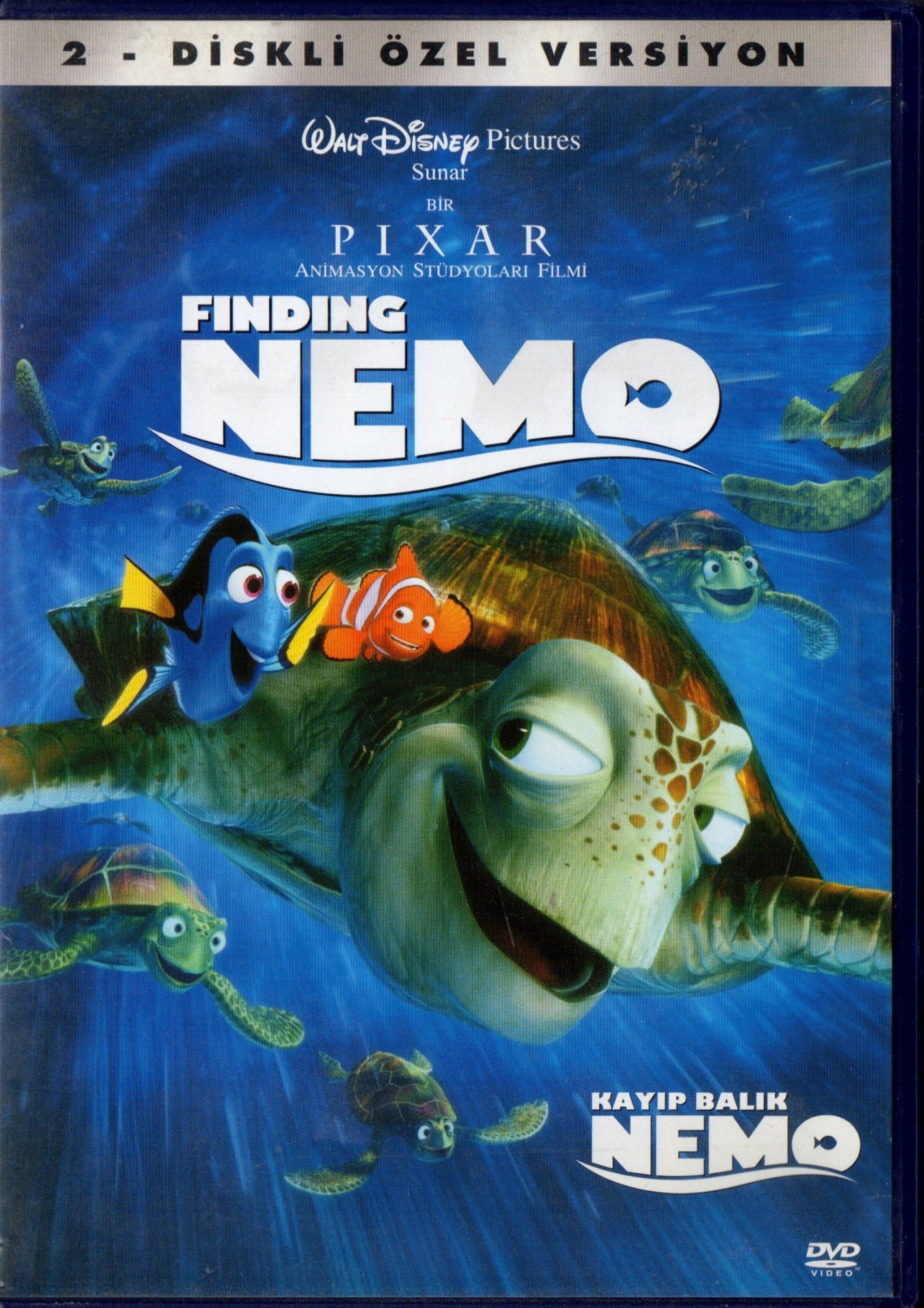 KAYIP BALIK NEMO - FINDING NEMO - DISNEY PIXAR ANİMASYONU - 2DVD ÖZEL VERSİYON 2.EL