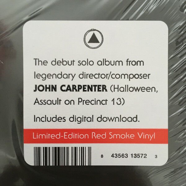 JOHN CARPENTER - LOST THEMES (2015) - LP 2022 RED SMOKE COLOURED SIFIR PLAK