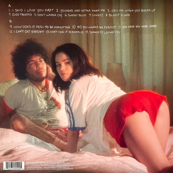 SELENA GOMEZ & BENNY BLANCO - I SAID I LOVE YOU FIRST (2025) - LP TRANSPARENT RED EDITION SIFIR PLAK