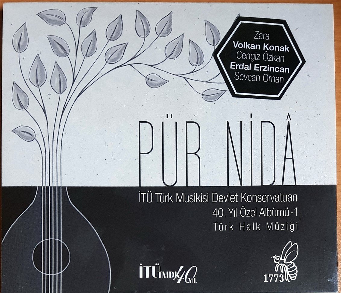 İTÜ TÜRK MUSİKİSİ DEVLET KONSERVATUARI 40. YIL ÖZEL ALBÜMÜ-1 / TÜRK HALK MÜZİĞİ / PÜR NİDA / ZARA, VOLKAN KONAK, CENGİZ ÖZKAN, ERDAL ERZİNCAN, SEVCAN ORHAN (2015) UZELLI CD 2.EL