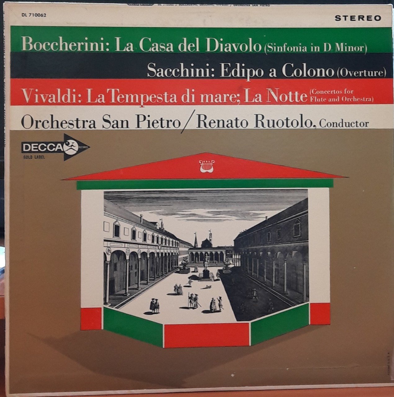 BOCCHERINI: LA CASA DEL DIAVOLO, SACCHINI: EDIPO A COLONO, VIVALDI: LA TEMPESTA DI MARE, RENATO RUOTOLO - PLAK 2.EL