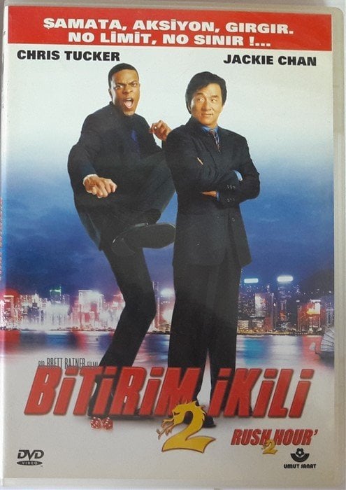 RUSH HOUR 2 - BİTİRİM İKİLİ 2 - JACKIE CHAN - CHRIS TUCKER - DVD 2.EL
