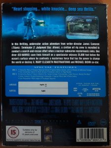 The ABYSS - ED HARRIS - JAMES CAMERON - DIGIPACK 2DVD 2.EL TR ALTYAZI YOKTUR