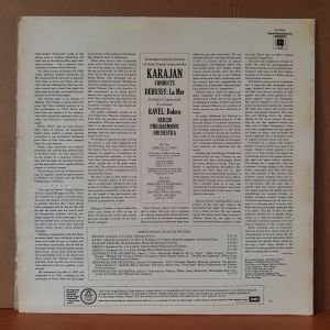 HERBERT VON KARAJAN, BERLIN PHILHARMONIC ORCHESTRA / RAVEL: BOLERO, DEBUSSY: LA MER (1977) - LP 2.EL PLAK