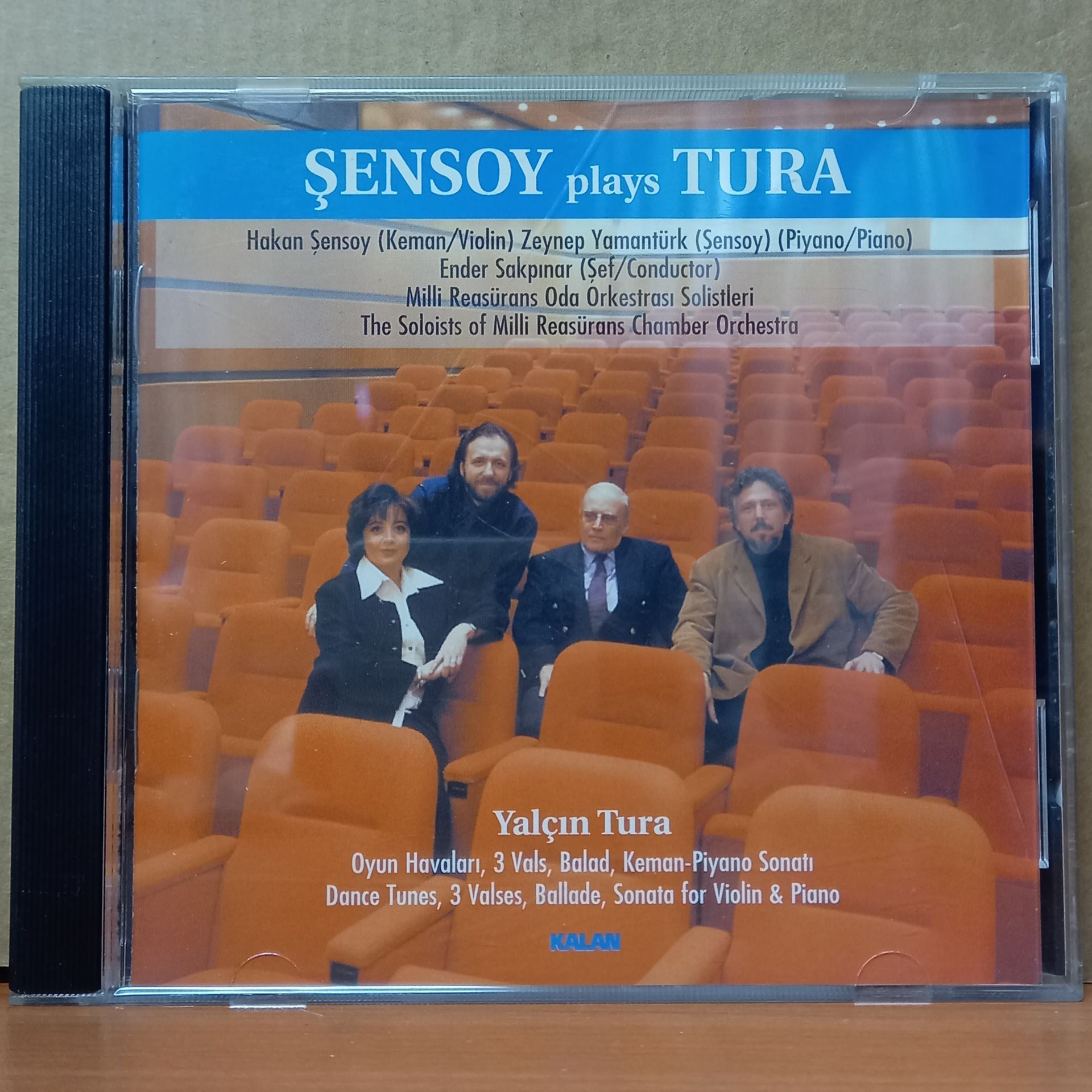 YALÇIN TURA - ŞENSOY PLAYS TURA (1999) - CD 2.EL