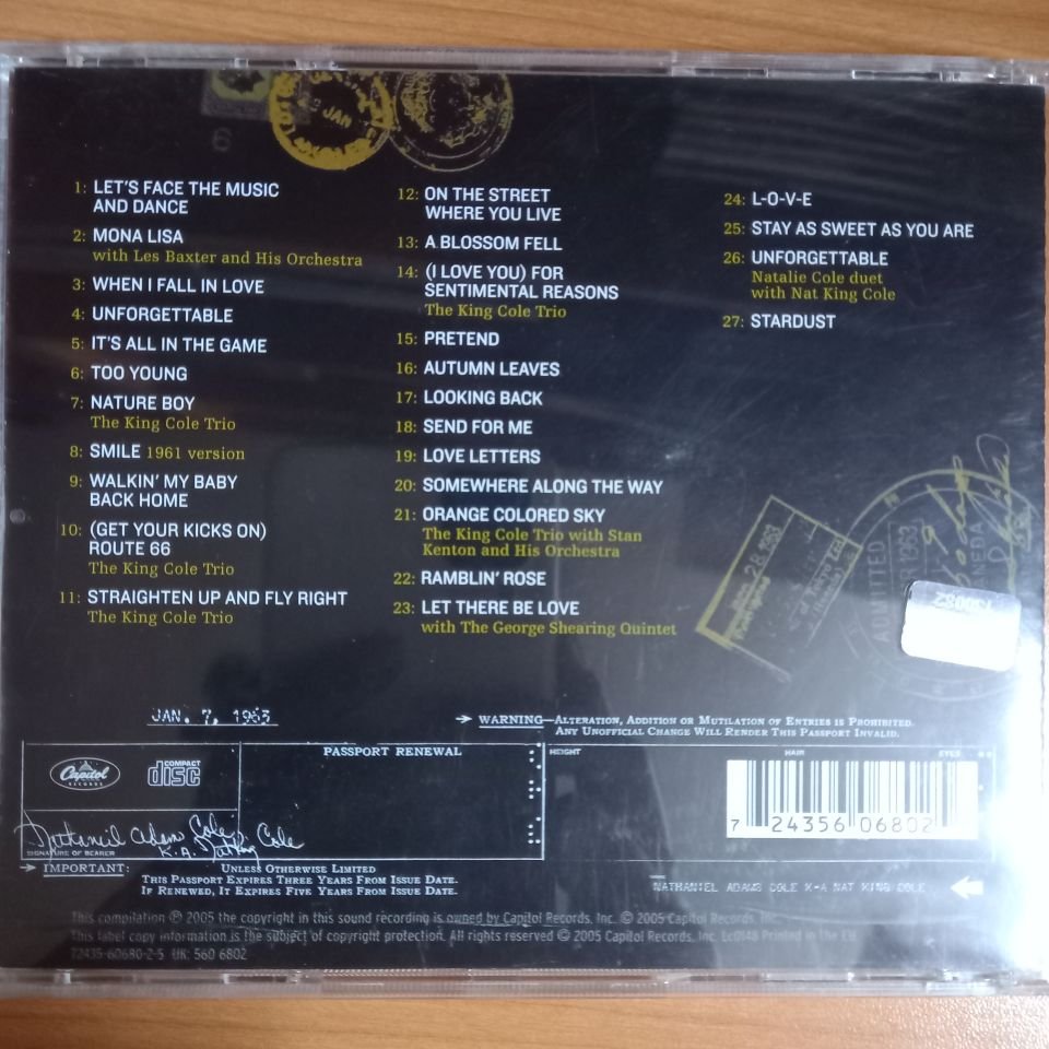 NAT KING COLE – THE WORLD OF NAT KING COLE (2005) - CD 2.EL
