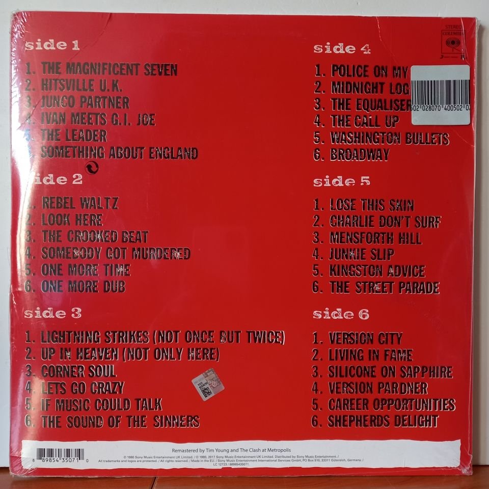 THE CLASH – SANDINISTA! (1980) - 3LP 180GR 2017 EDITION SIFIR PLAK