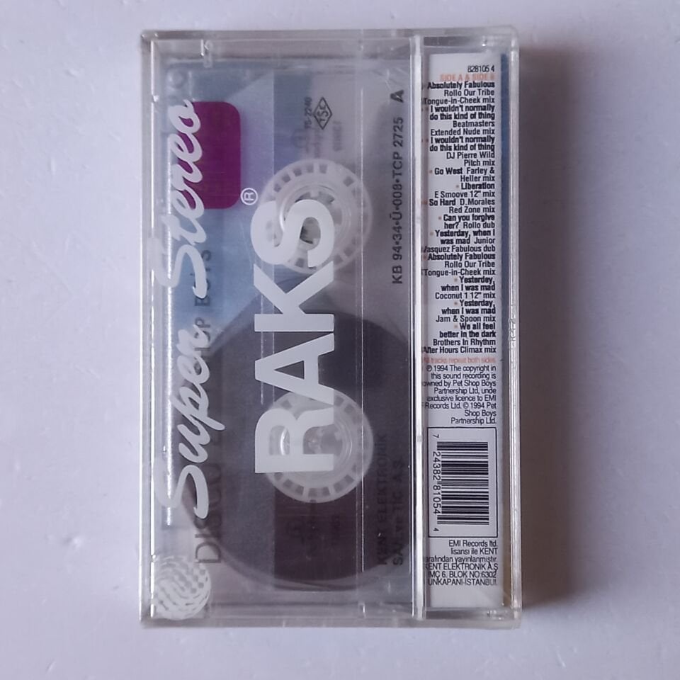PET SHOP BOYS - DISCO 2 (1994) - KASET SIFIR