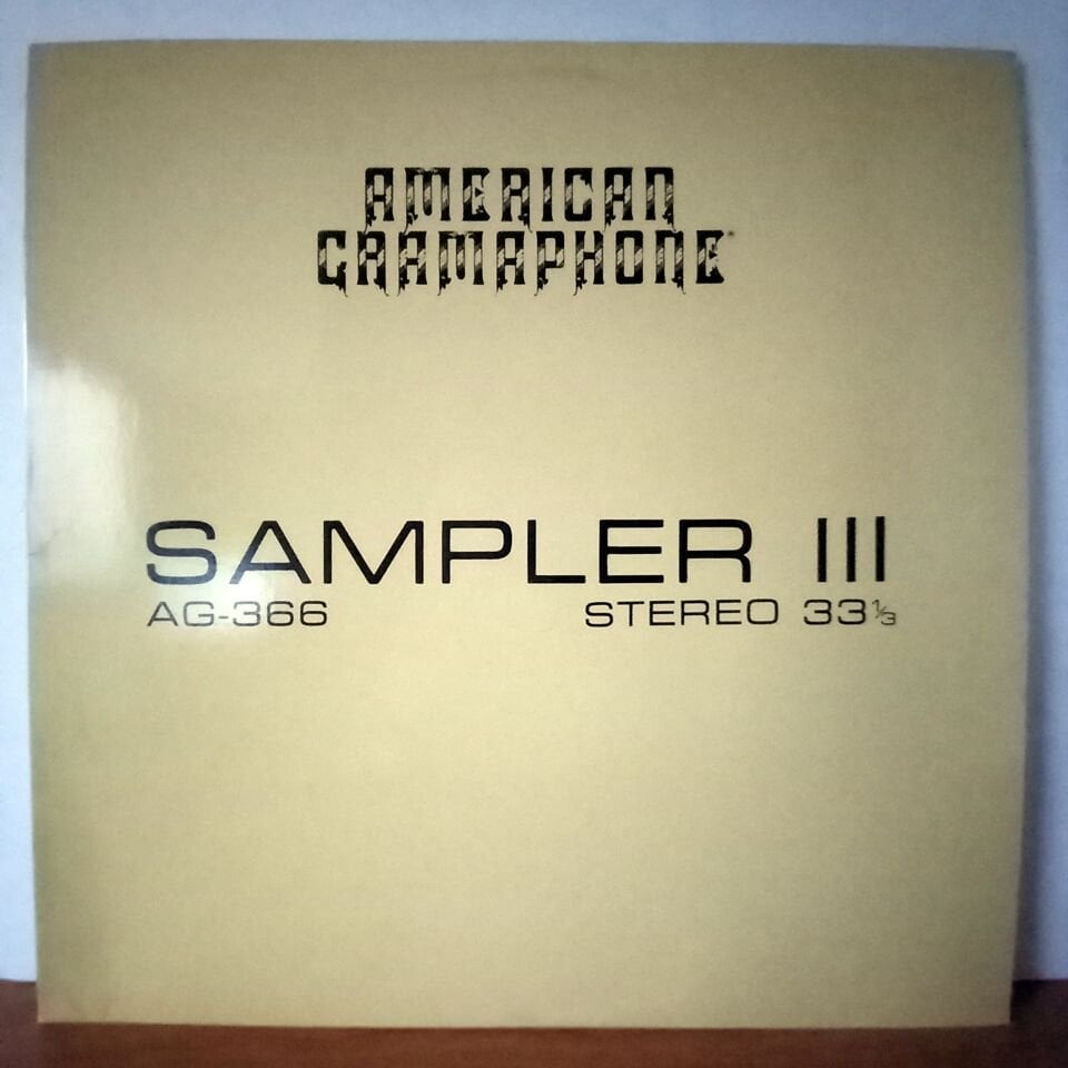 VARIOUS – SAMPLER III / AMERICAN GRAMAPHONE / MANNHEIM STEAMROLLER, JACKSON BERKEY, RON COOLEY (1984) - LP 2.EL PLAK