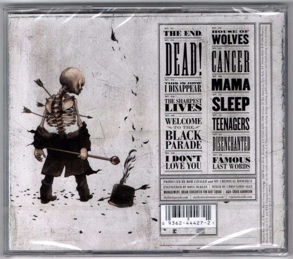 MY CHEMICAL ROMANCE - THE BLACK PARADE (2006) - CD SIFIR