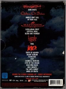The UNHOLY ALLIANCE CHAPTER II (2007) - SLAYER, LAMB OF GOD, MASTADON - DVD 2.EL