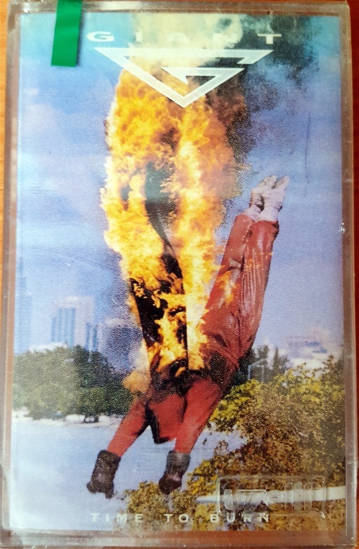 GIANT - TIME TO BURN (1992) UZELLI CASSETTE MADE IN TURKEY ''NEW''