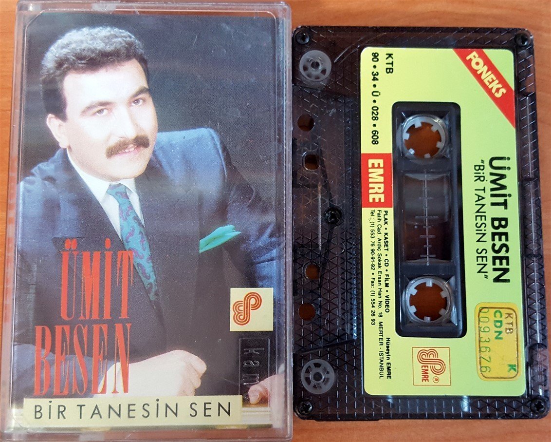 ÜMİT BESEN - BİR TANESİN SEN KASET 2.EL