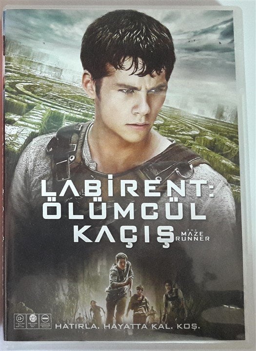 LABİRENT: ÖLÜMCÜL KAÇIŞ - THE MAZE RUNNER (2014) - DYLAN O'BRIEN - DVD 2.EL
