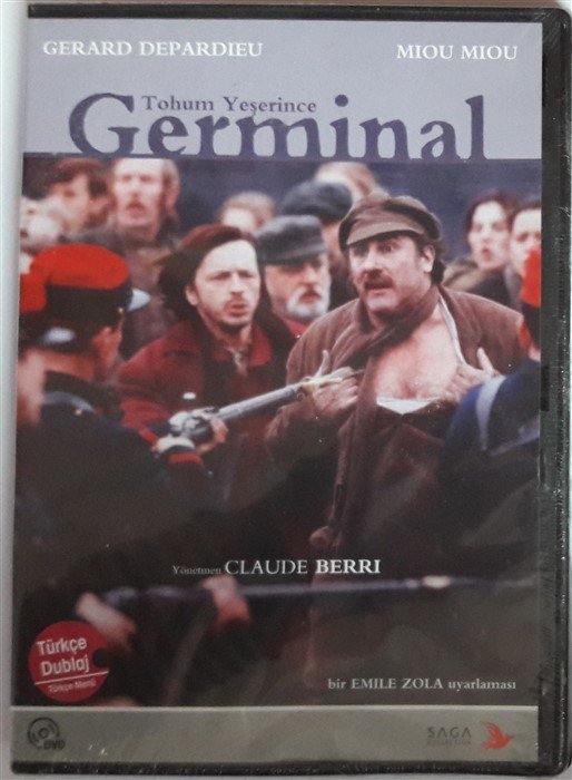 GERMINAL - GÉRARD DEPARDIEU - MIOU MIOU - RENAUD - CLAUDE BERRI - (EMILE ZOLA) - DVD SIFIR