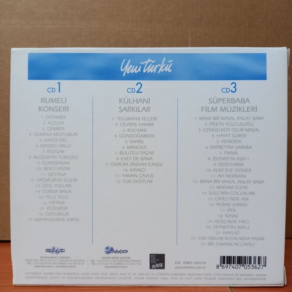 YENİ TÜRKÜ KOLEKSİYON 3 (2006) - 3CD 2.EL