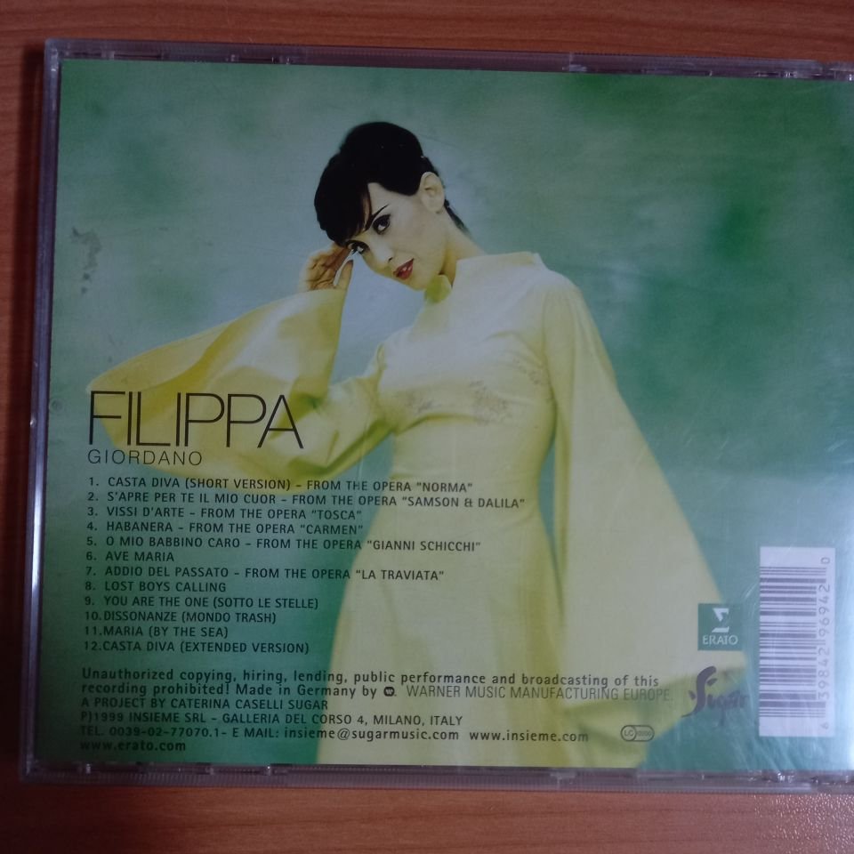 FILIPPA GIORDANO – FILIPPA GIORDANO (1999) - CD 2.EL