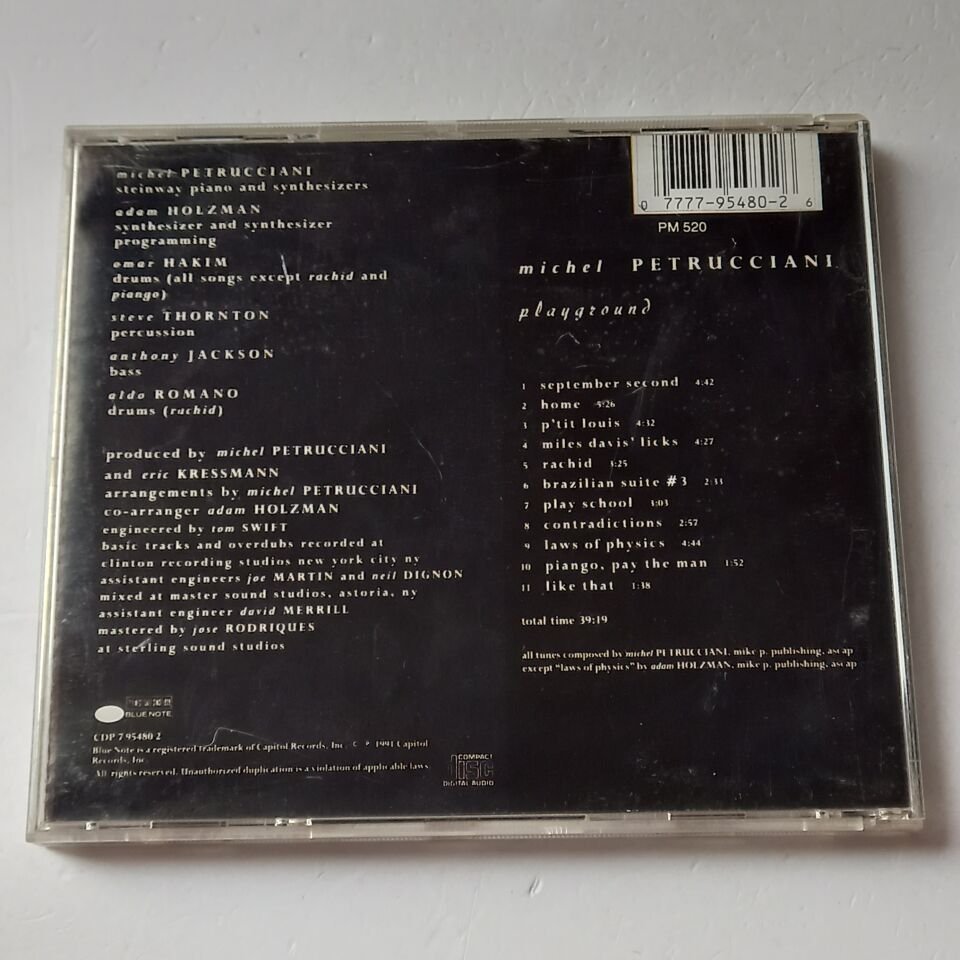 MICHEL PETRUCCIANI – PLAYGROUND (1991) - CD 2.EL
