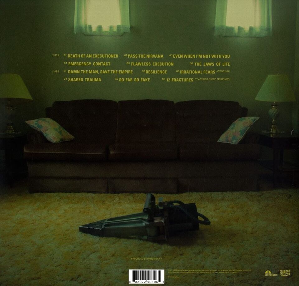 PIERCE THE VEIL – THE JAWS OF LIFE (2023) - LP LIMITED EDITION CLEAR VINYL SIFIR PLAK
