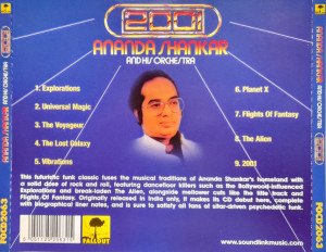 ANANDA SHANKAR AND HIS ORCHESTRA – 2001 (1984) - CD SIFIR