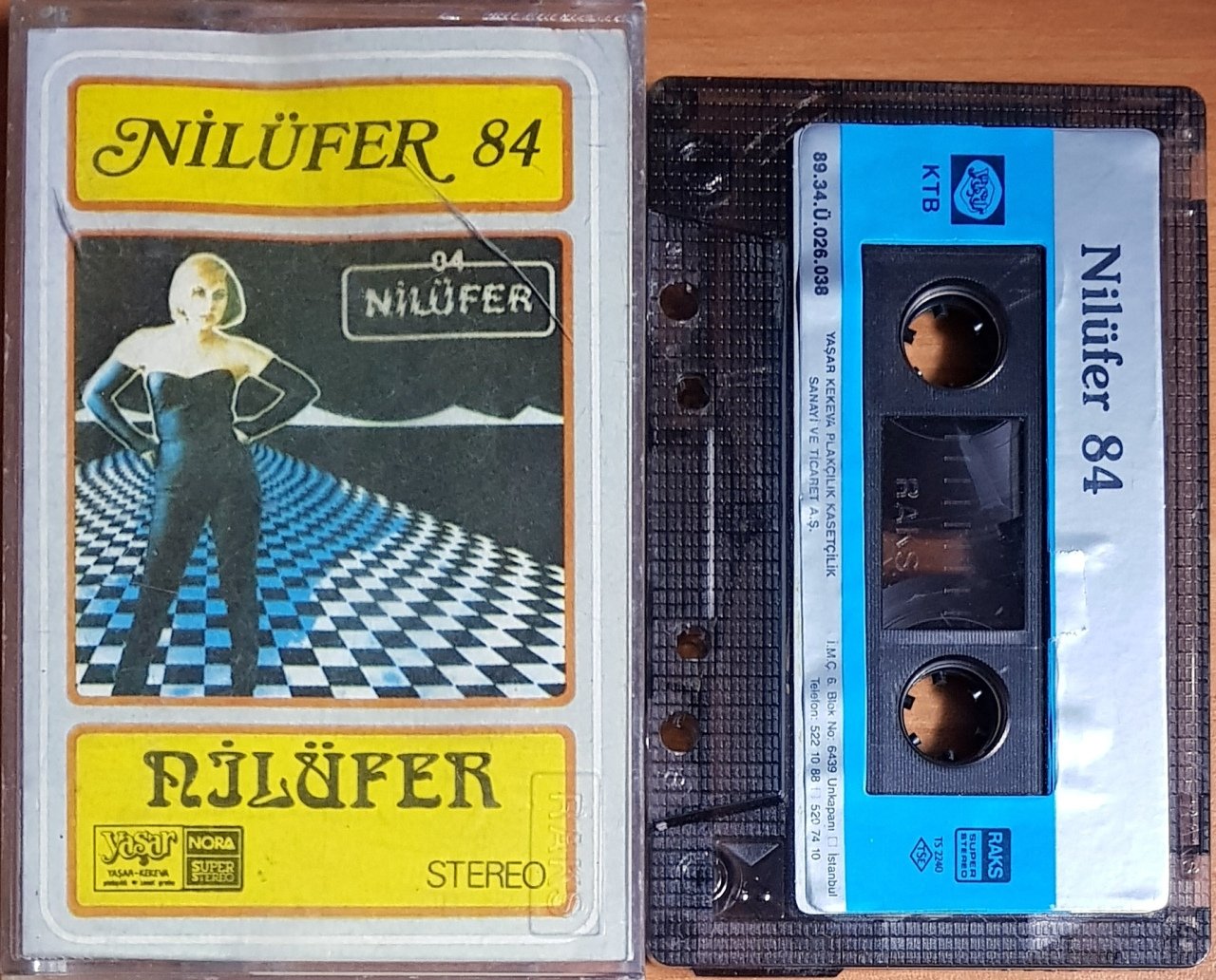 NİLÜFER - 84 (1989) YAŞAR KEKEVA KASET 2.EL