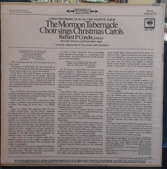 THE MORMON TABERNACLE CHOIR SINGS CHRISTMAS CAROLS - PLAK 2.EL