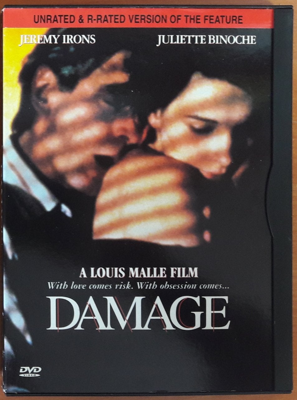 DAMAGE - JEREMY IRONS - JULIETTE BINOCHE - LOUIS MALLE - SNAPCASE DVD 2.EL 1. BÖLGE TR ALTYAZI YOKTUR