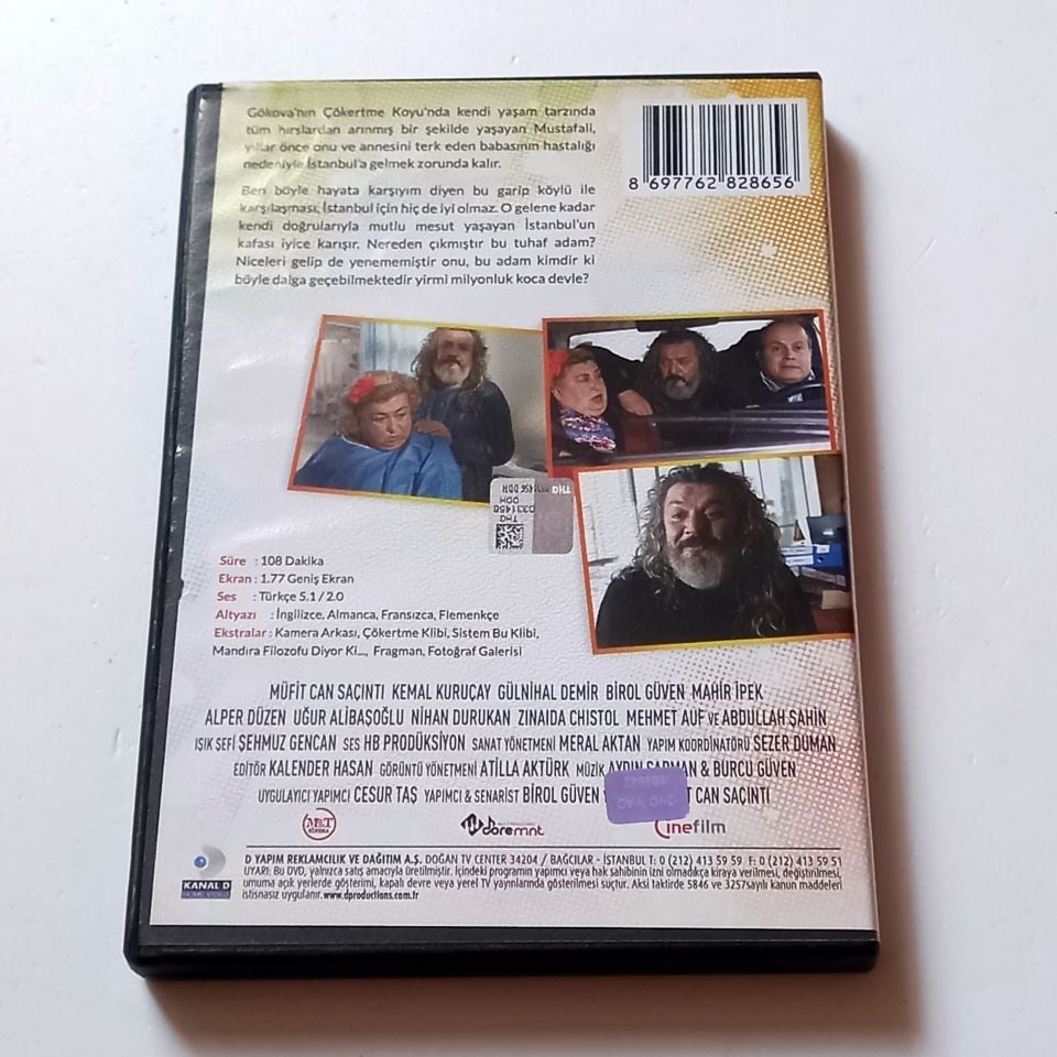 MANDIRA FİLOZOFU İSTANBUL - MÜFİT CAN SAÇINTI, KEMAL KURUÇAY - YÖN.: MÜFİT CAN SAÇINTI - DVD 2.EL