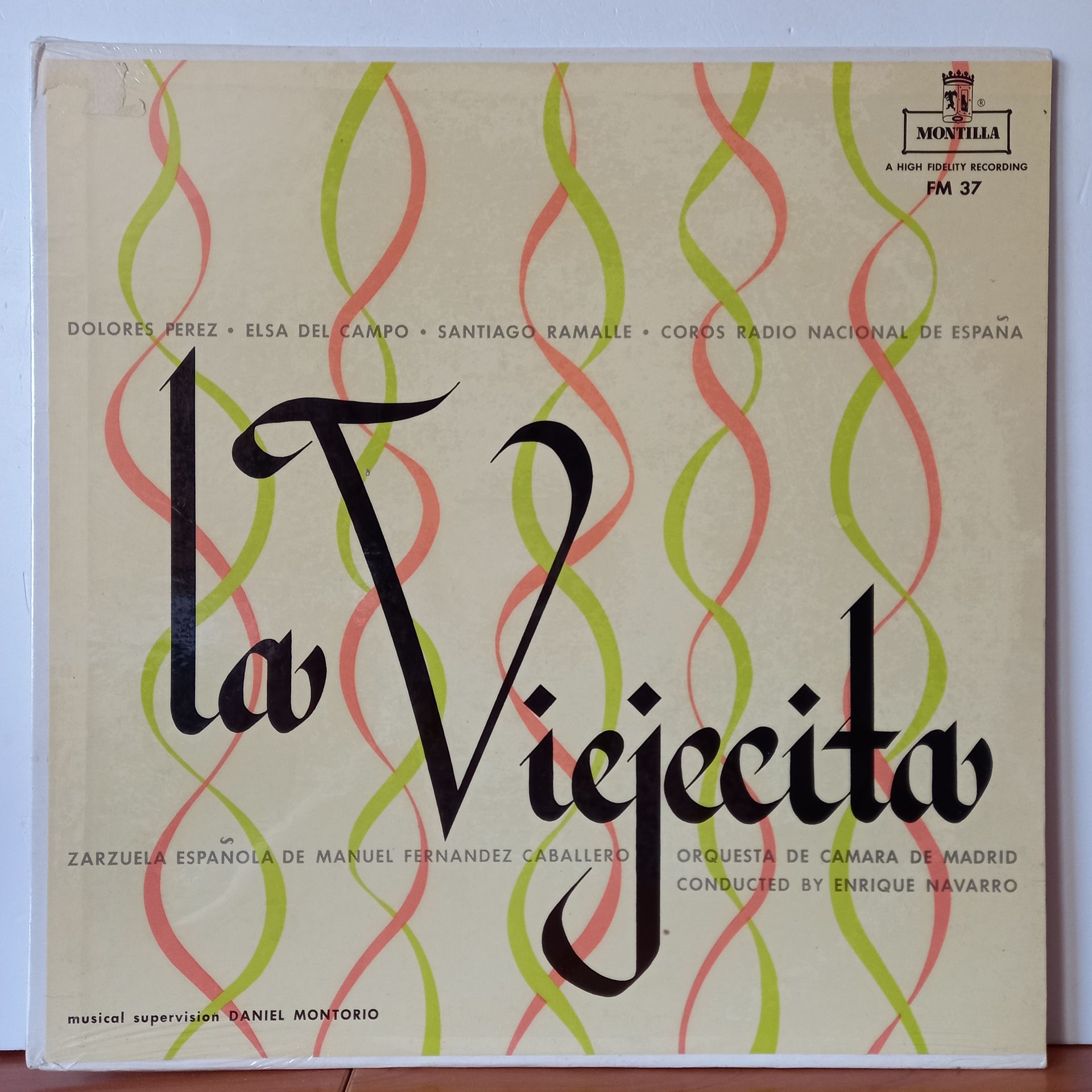 MANUEL FERNANDEZ CABALLERO, MIGUEL ECHEGARAY – LA VIEJECITA - LP DÖNEM BASKI SIFIR PLAK