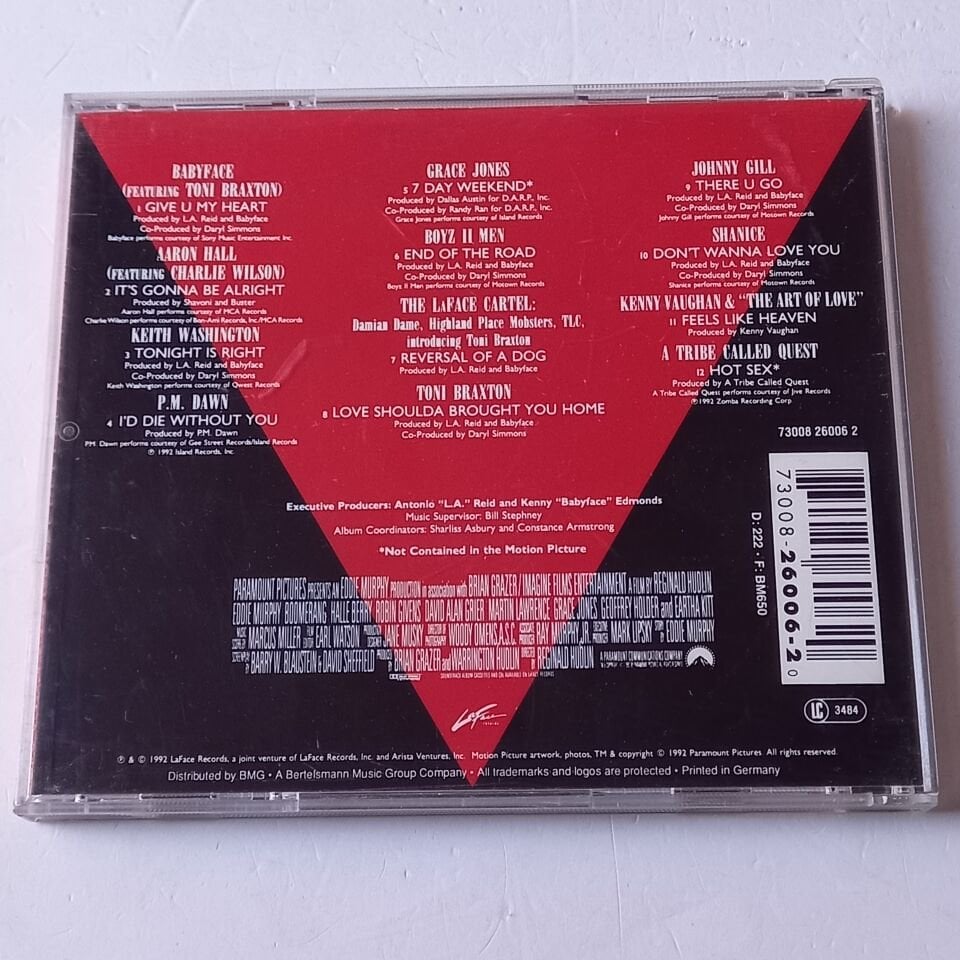 BOOMERANG / ORIGINAL SOUNDTRACK ALBUM (1992) - CD 2.EL