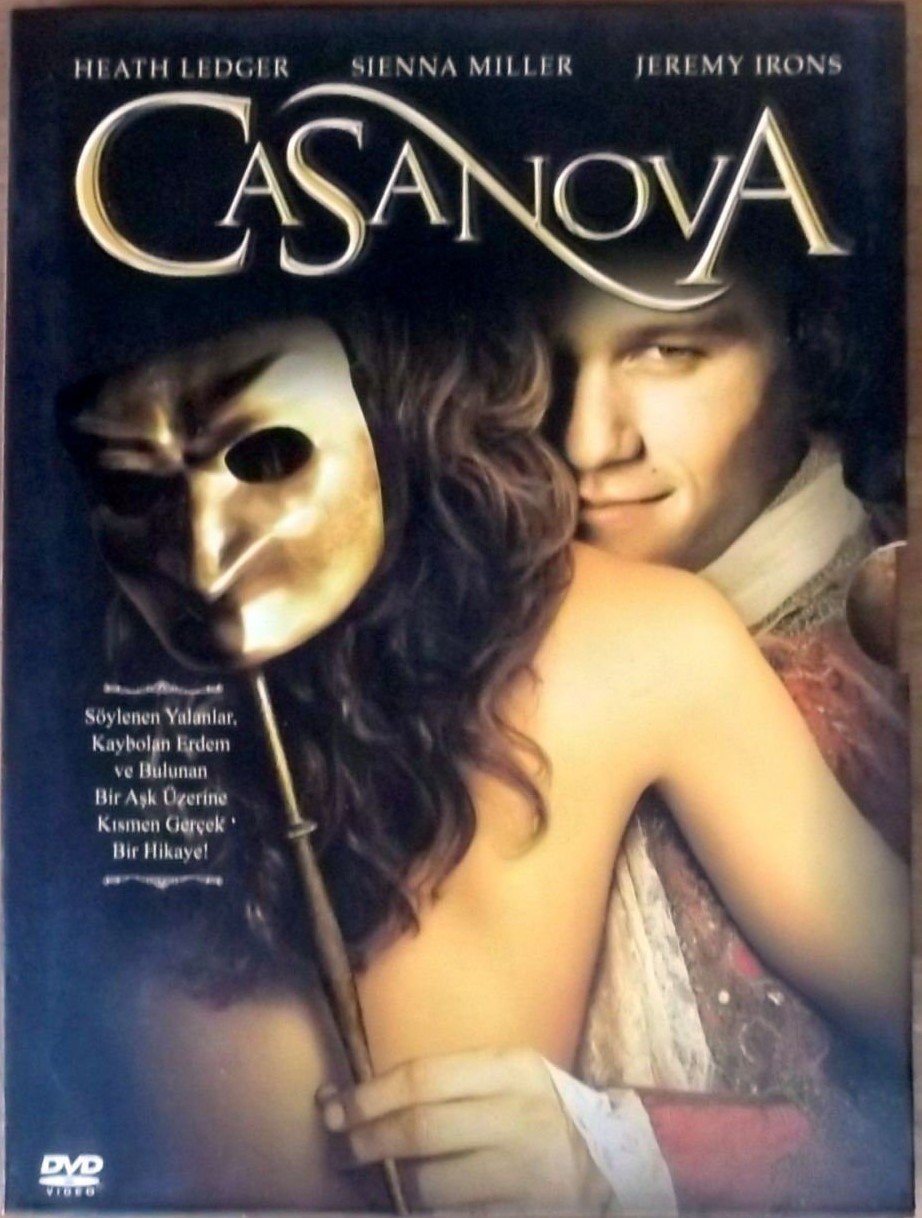 CASANOVA - HEATH LEDGER - SIENNA MILLER - JEREMY IRONS - LASSE HALLSTRÖM - DIGIPAK DVD 2.EL